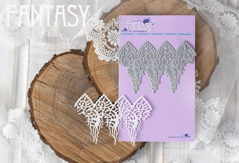 Fantasy die-cutting knife "Lace shingle M" size: 9.3*6 cm