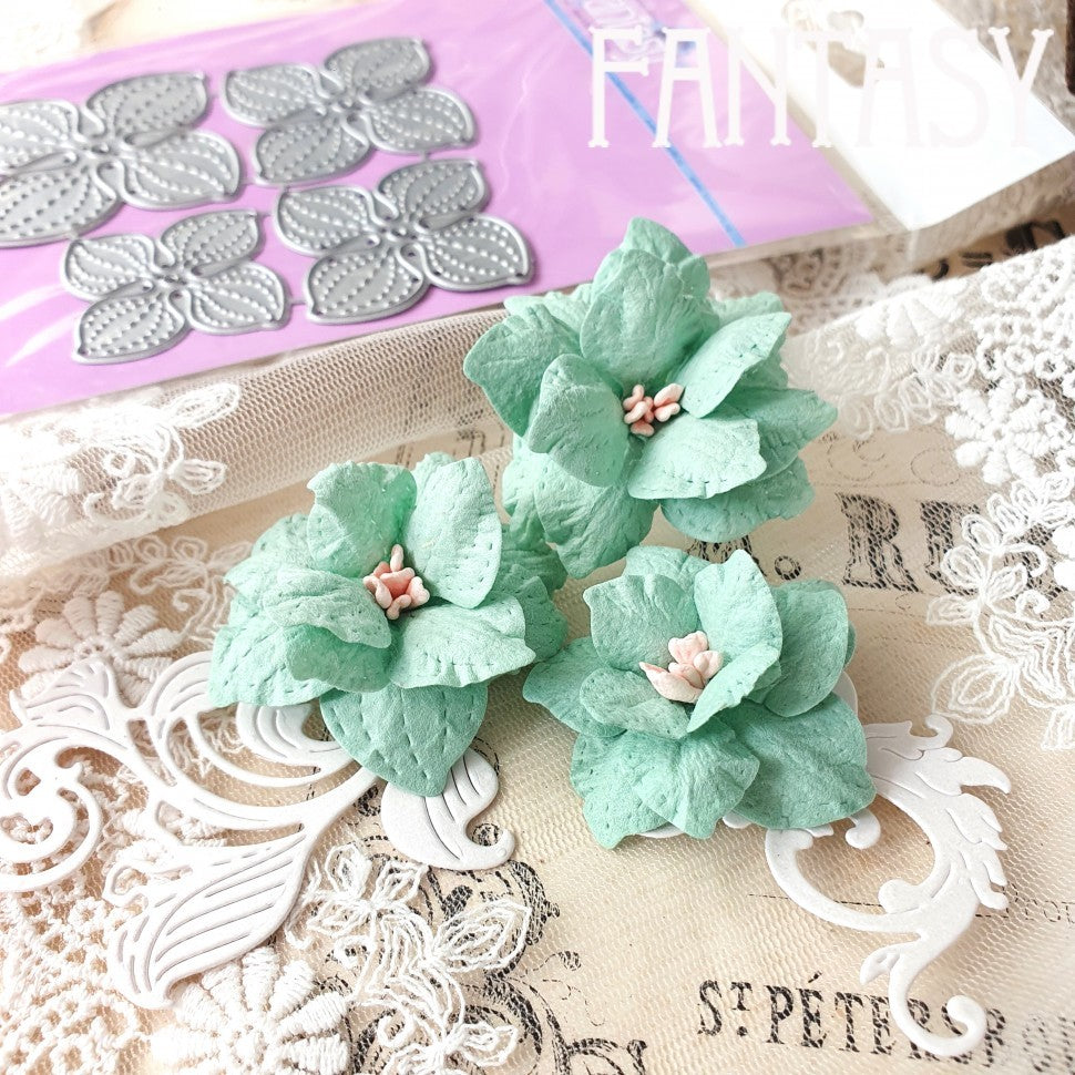 Fantasy Cutting Dies "Hydrangea Quadro" 4 pcs