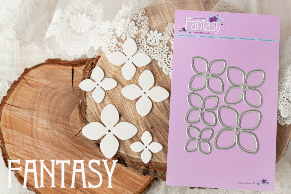 Fantasy Plumeria Quadro Cutting Knife 5 pcs