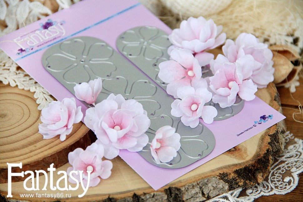 Fantasy Cutting Drill "Magnolia 5 leaf 1343"