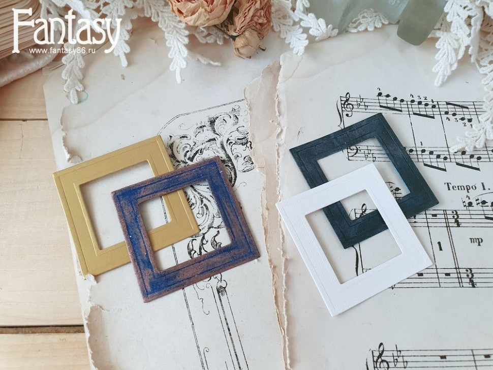 Fantasy Die Cutter "Square Frame with Embossing 1496"
