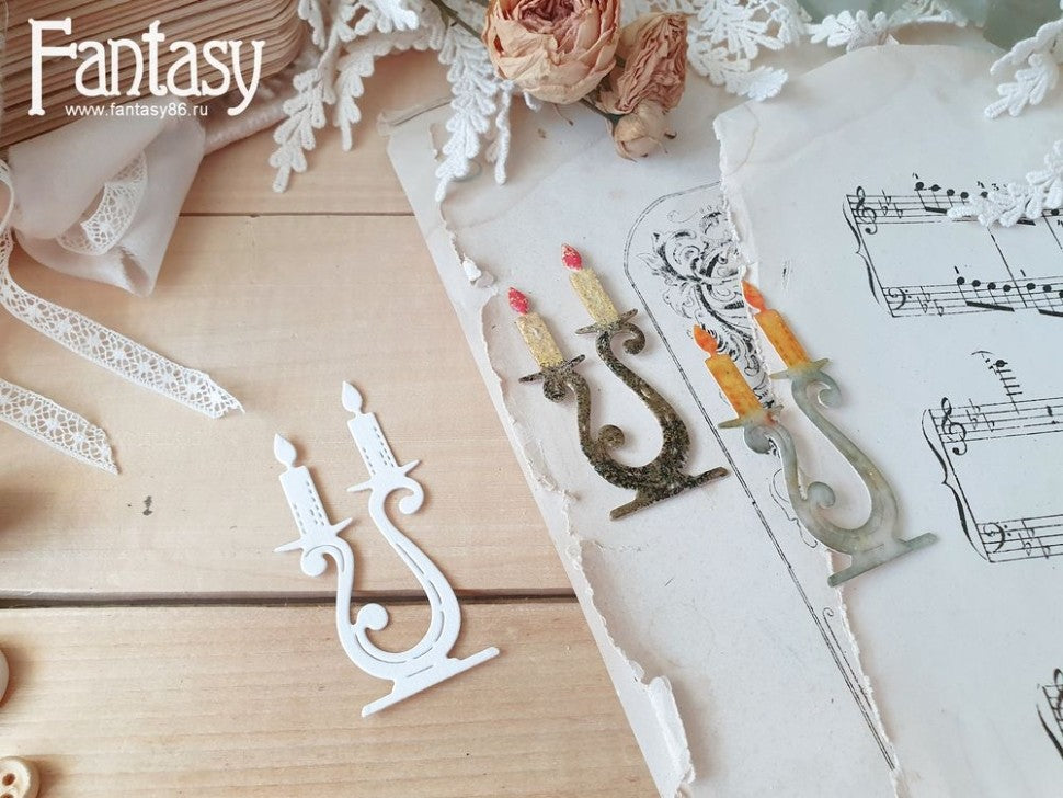 Fantasy die cutter "Candlestick 1509"
