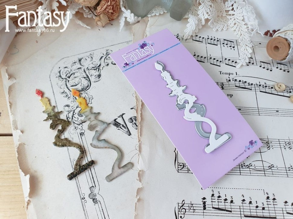 Fantasy die-cutting knife "Candlestick 1510"