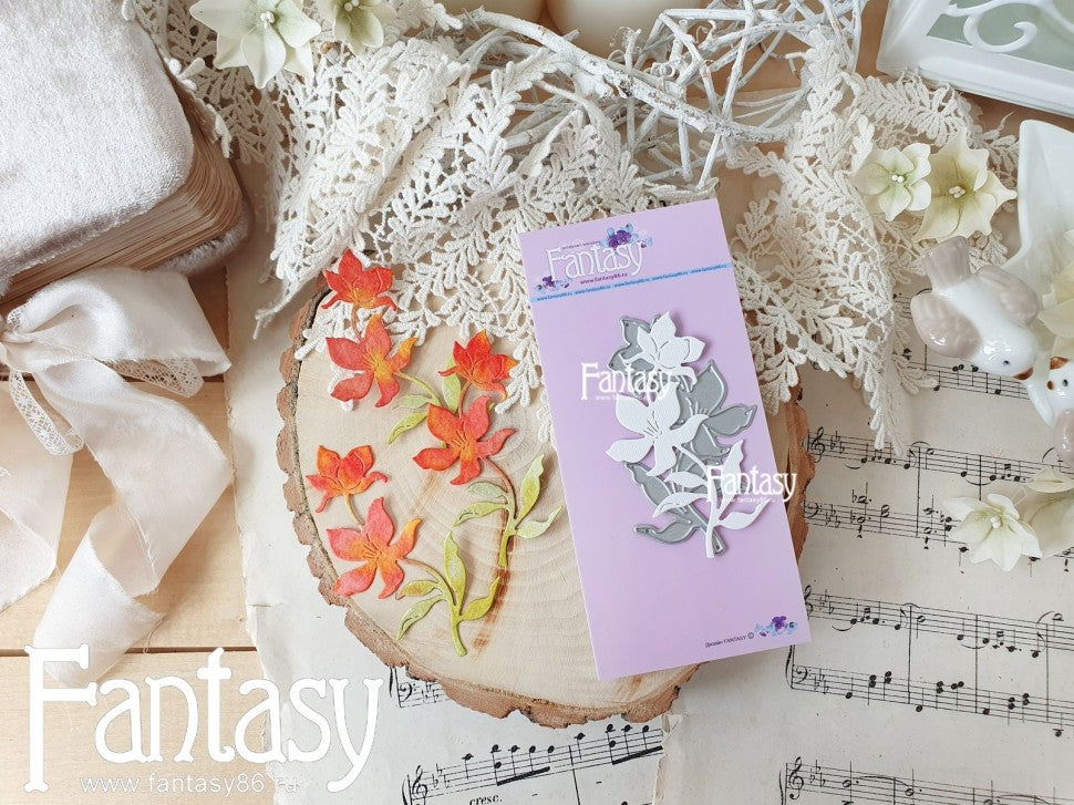 Fantasy cutting knife "Winter color 1537"