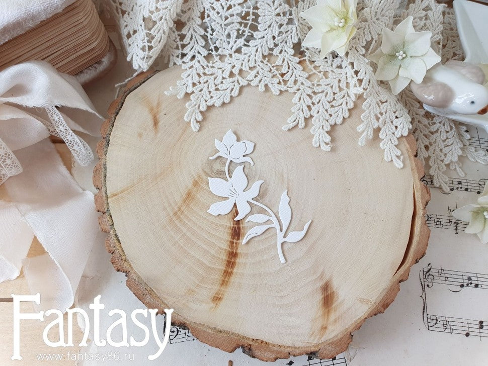 Fantasy cutting knife "Winter color 1537"