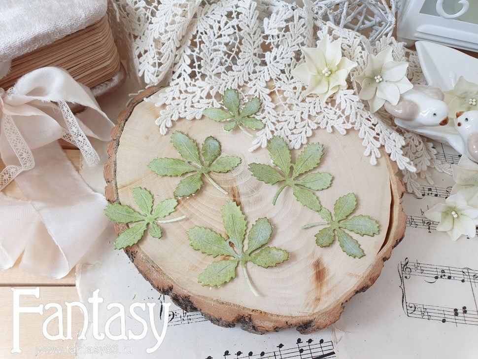 Fantasy Cutting Knife "Potentilla Leaves 1546"
