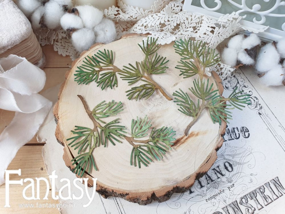 Fantasy Cutting Drill "Spruce Branch 1589" Size 7.2*9.6 cm