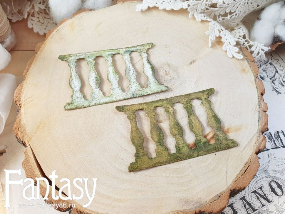 Fantasy die-cutting knife "Fence 1621" size 6.6*4.1 cm