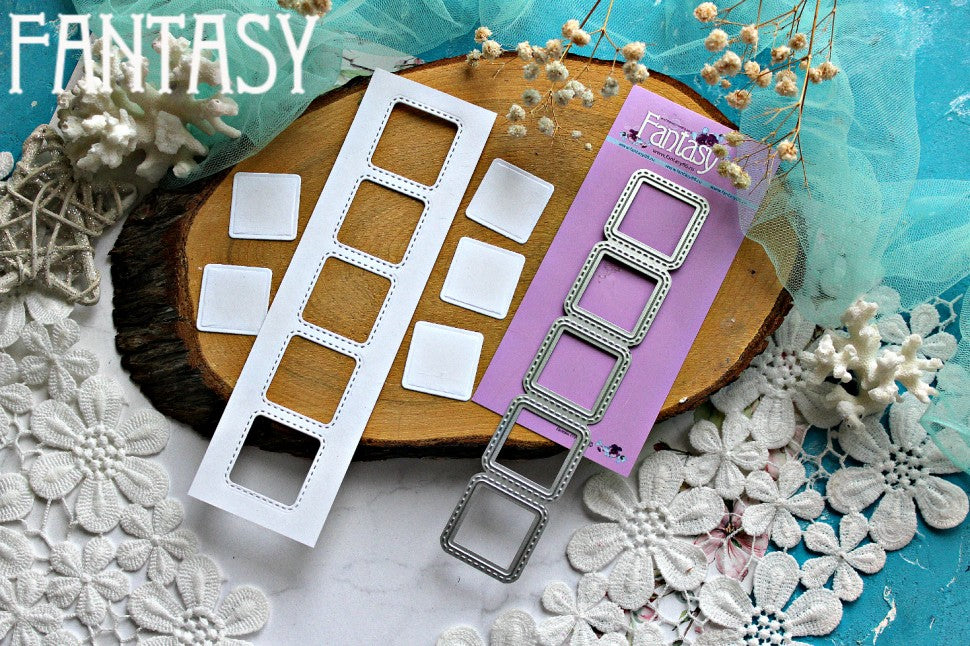 Fantasy background die cutter "Small squares"