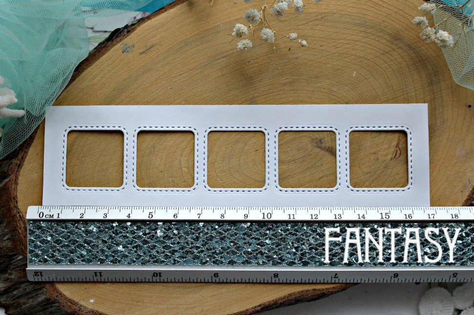 Fantasy background die cutter "Small squares"