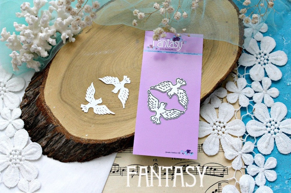Fantasy die cutter "Doves 2"