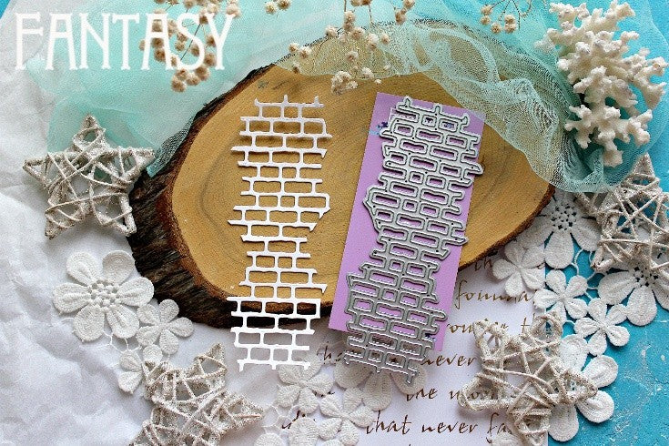 Fantasy die cutter "Brick wall" size 14.5*5 cm