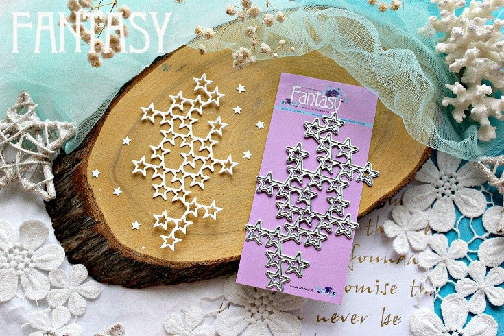 Fantasy "Stars" die-cutting knife size 11*6.3 cm
