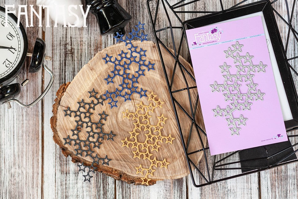 Fantasy "Stars" die-cutting knife size 11*6.3 cm