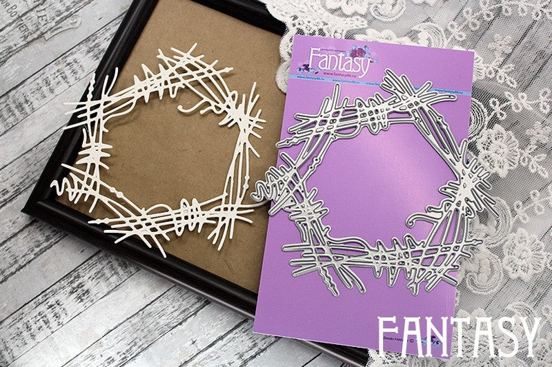 Fantasy Cutting Dies "Twig Wreath 3 Circle"