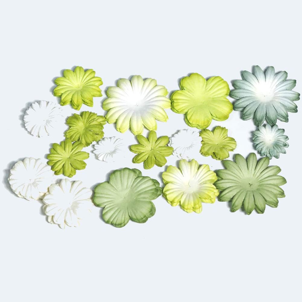 Mixed Green - Flat Flower Combo
