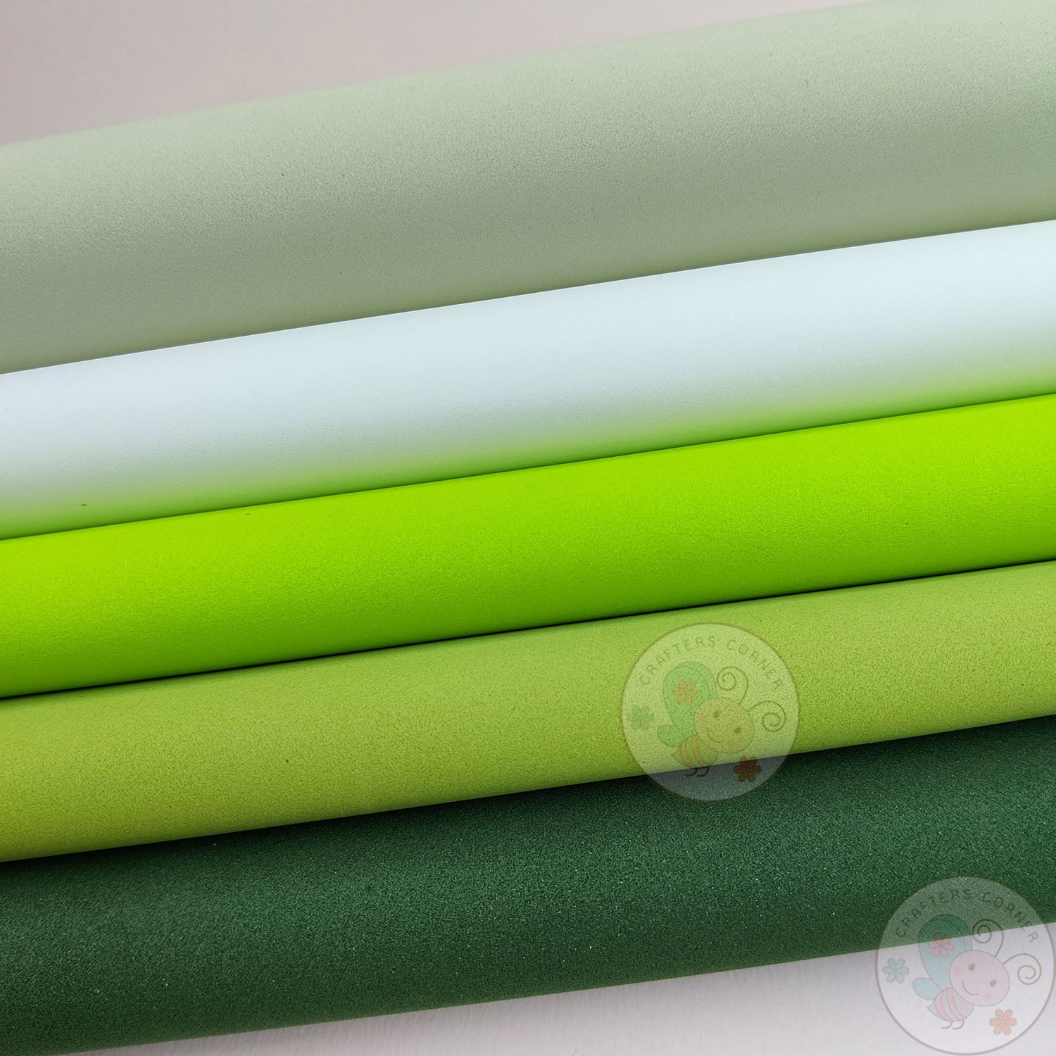 Green Family - Foamiran Sheets
