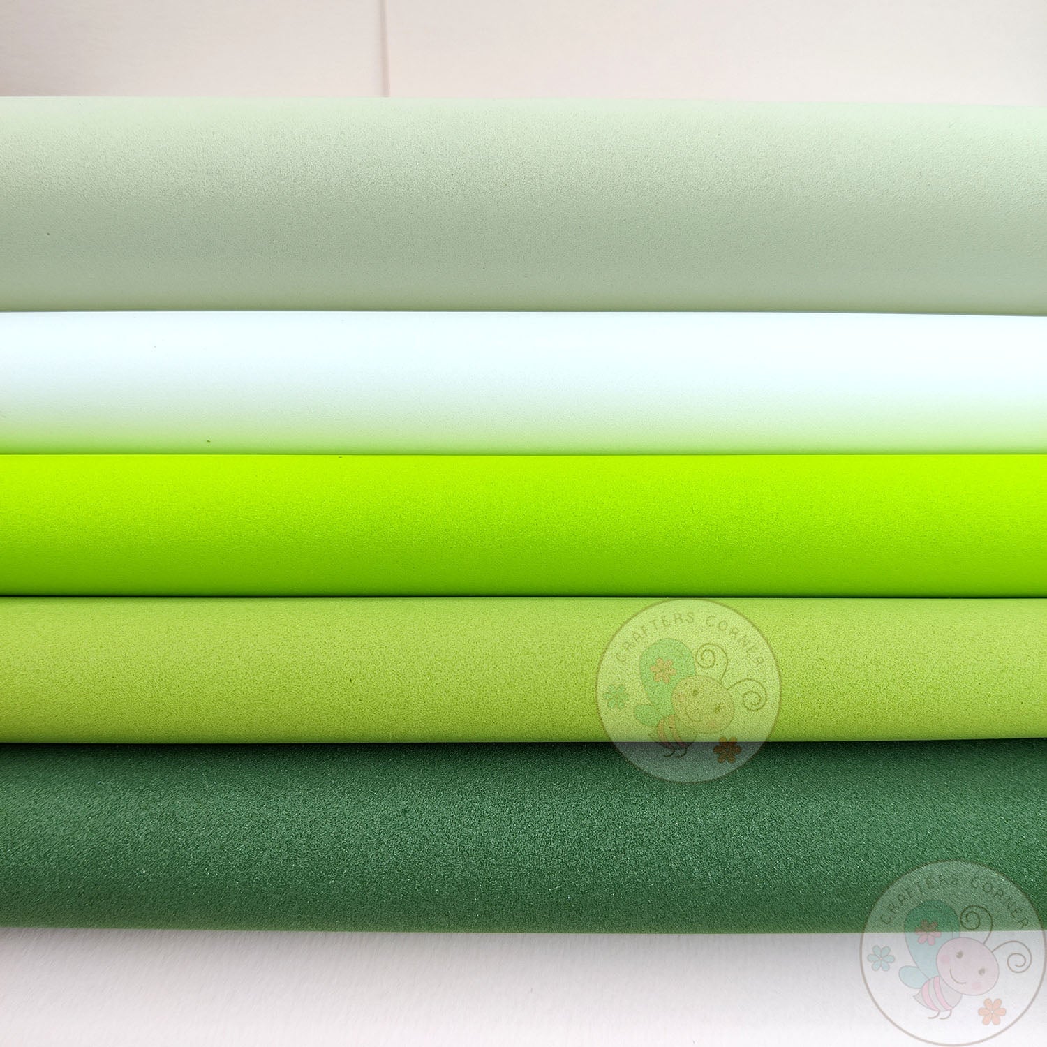 Green Family - Foamiran Sheets