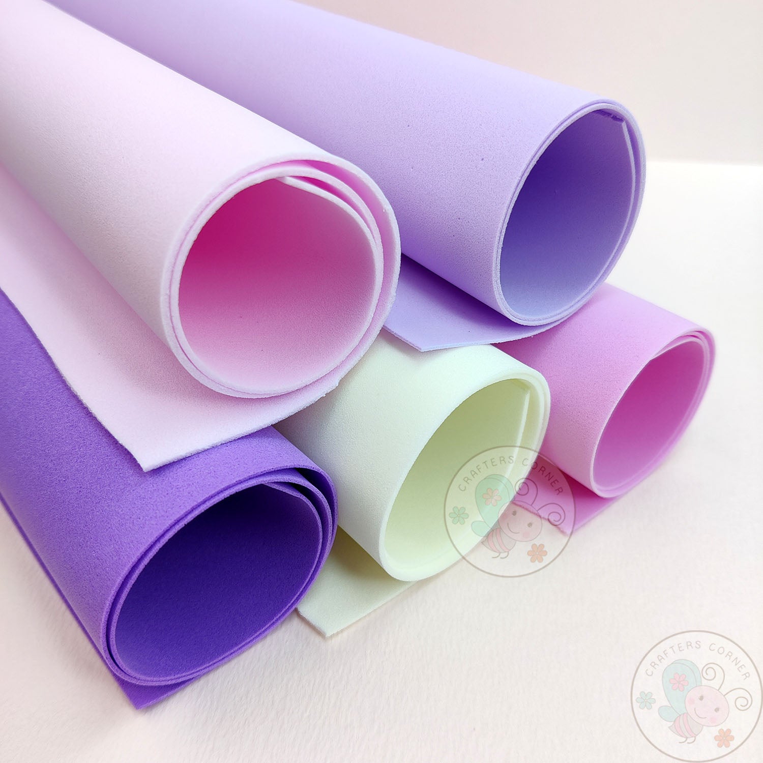 Purple Family - Foamiran Sheets