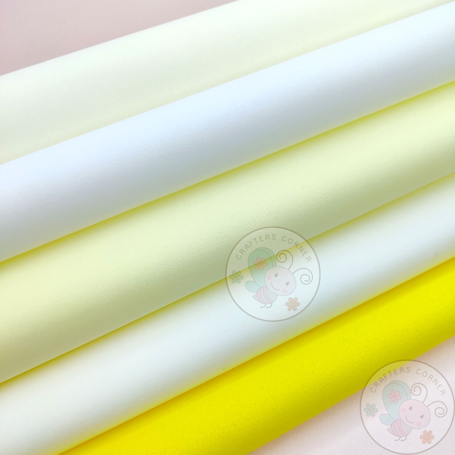 Yellow Family - Foamiran Sheets