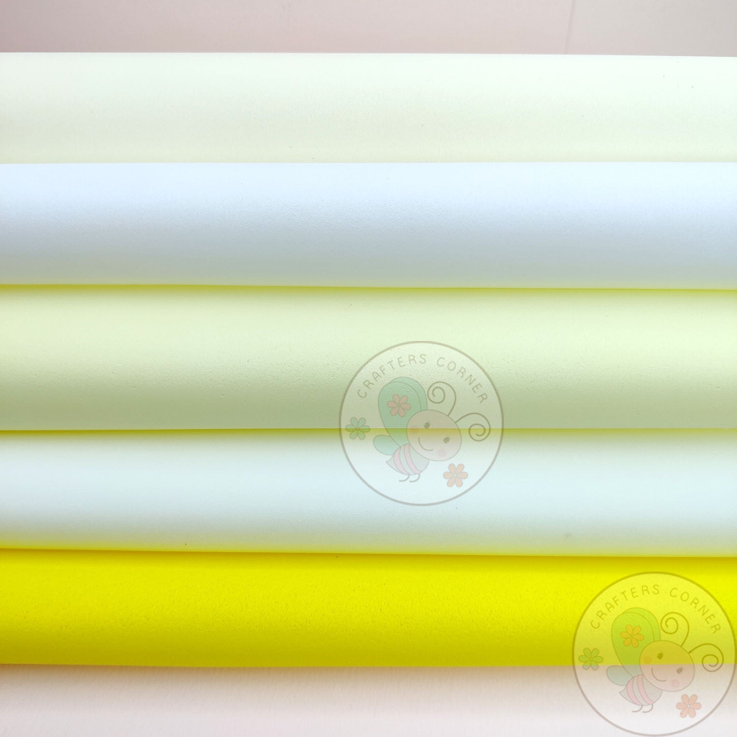 Yellow Family - Foamiran Sheets