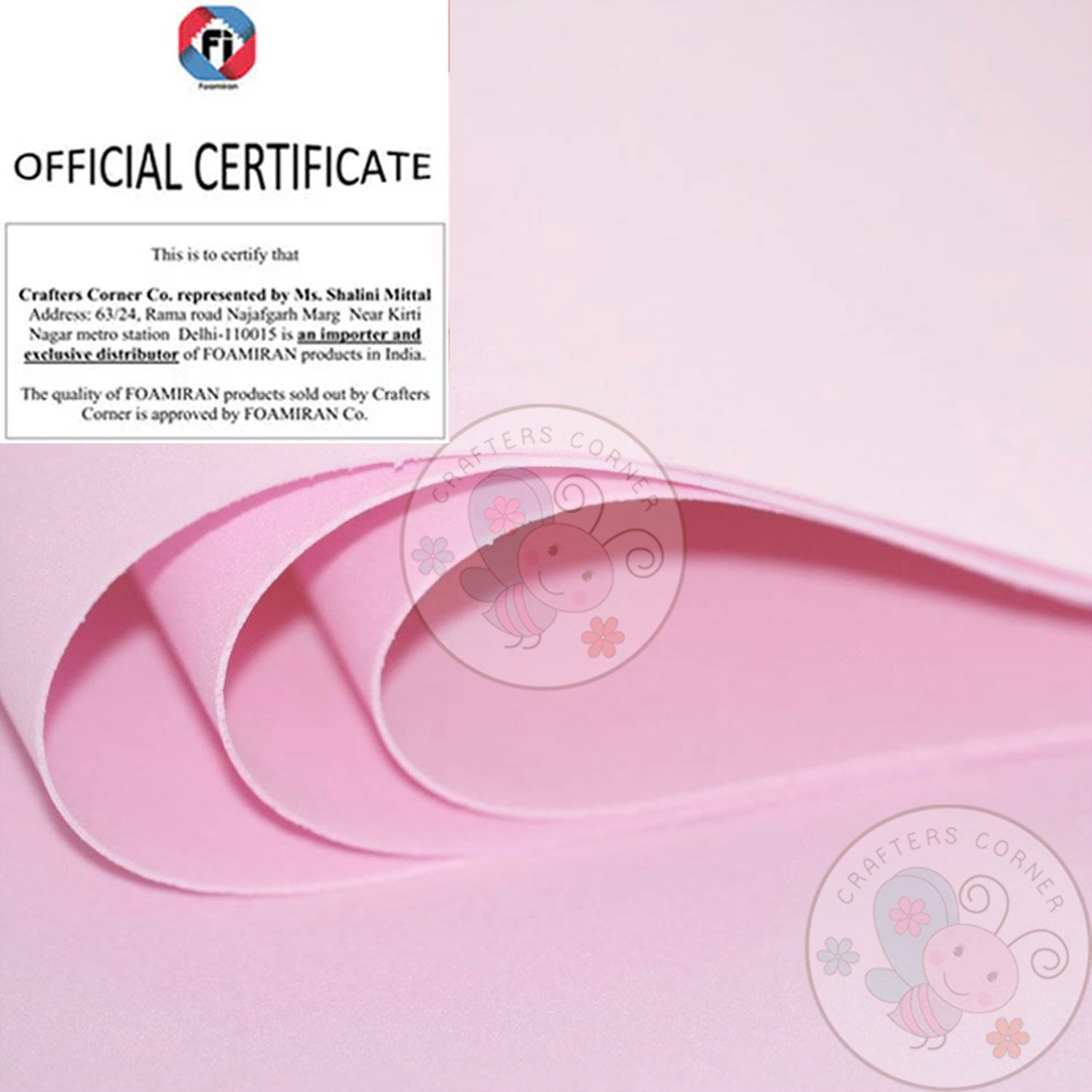 Foamiran Sheet - Misty Rose (Special Color)