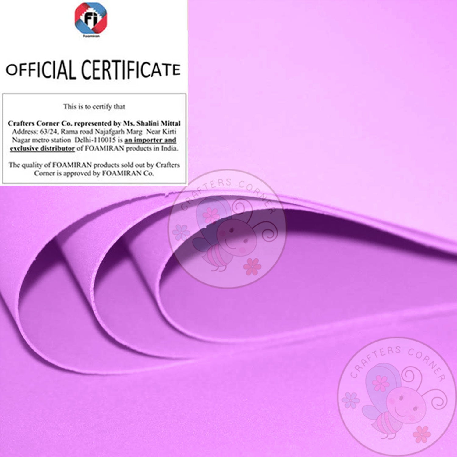 Foamiran Sheet - Light Purple