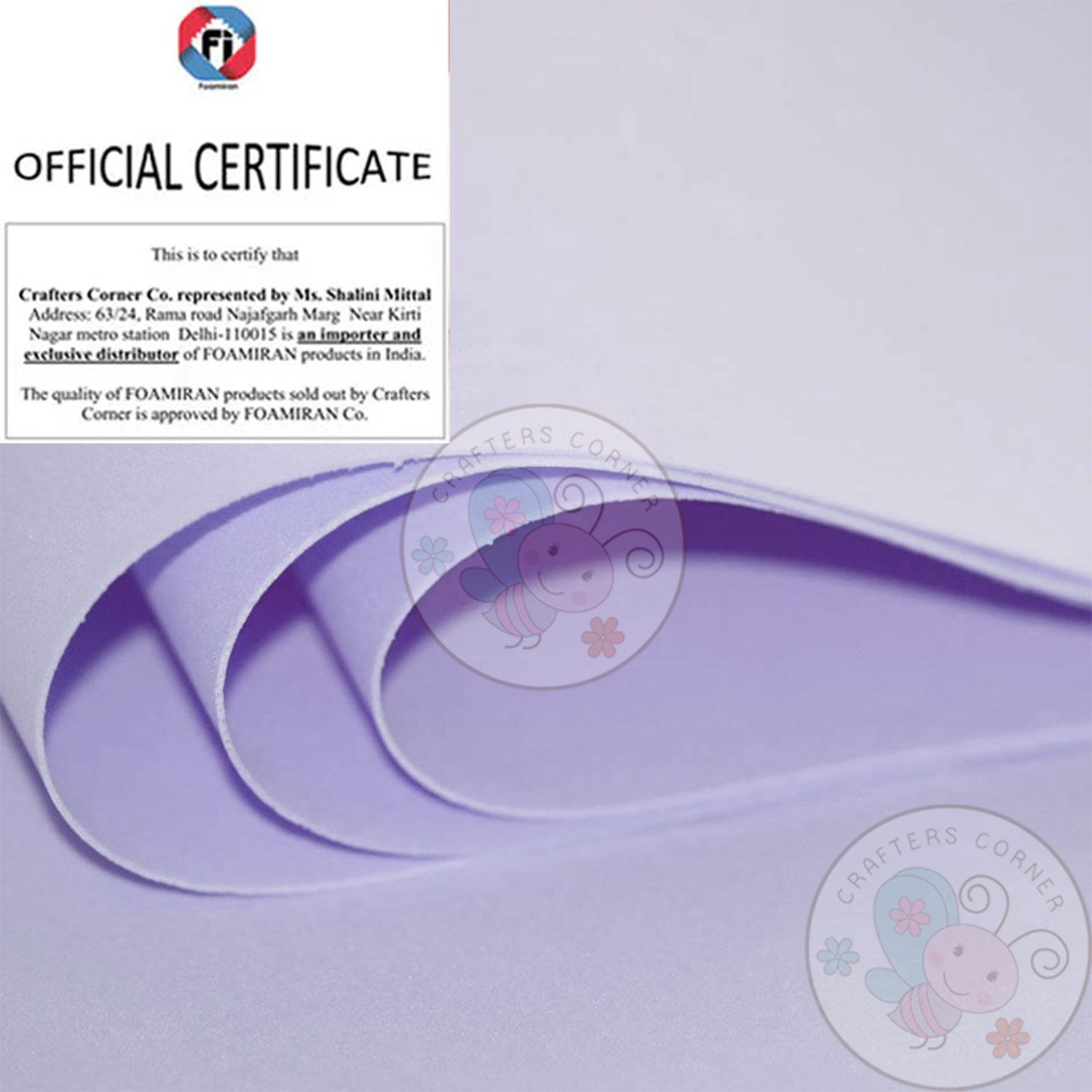 Foamiran Sheet - Lavender