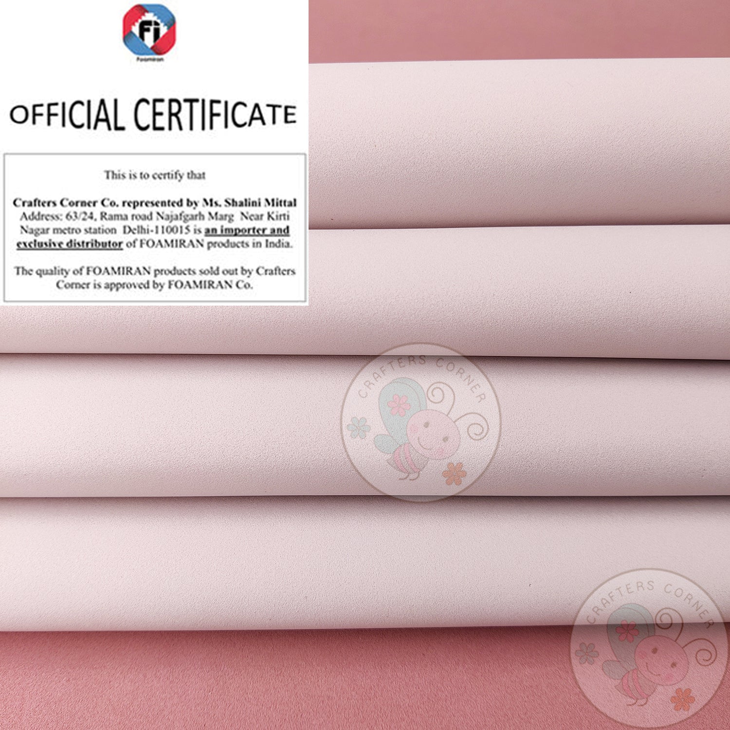 Foamiran Sheet - Light Latte (Special Color)