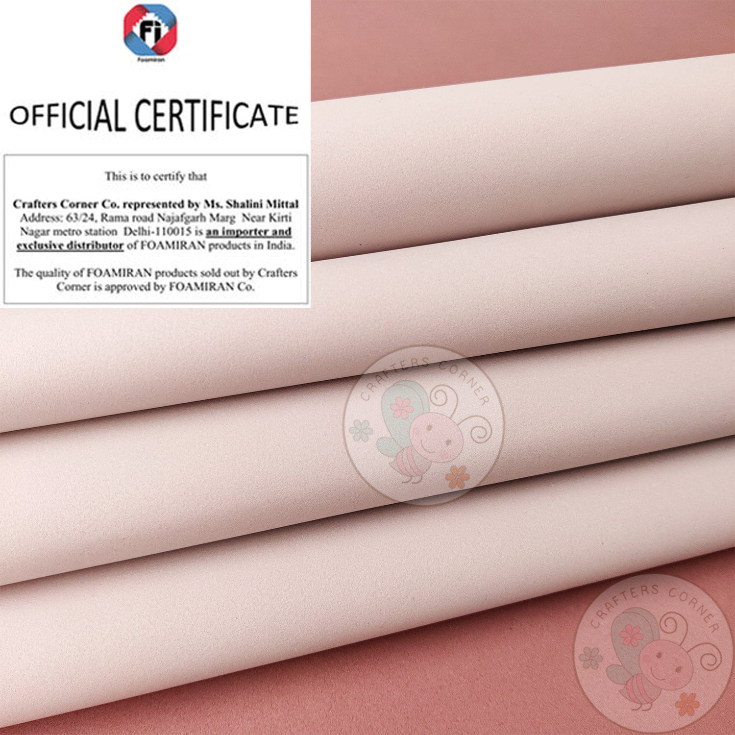 Foamiran Sheet - Light Latte (Special Color)