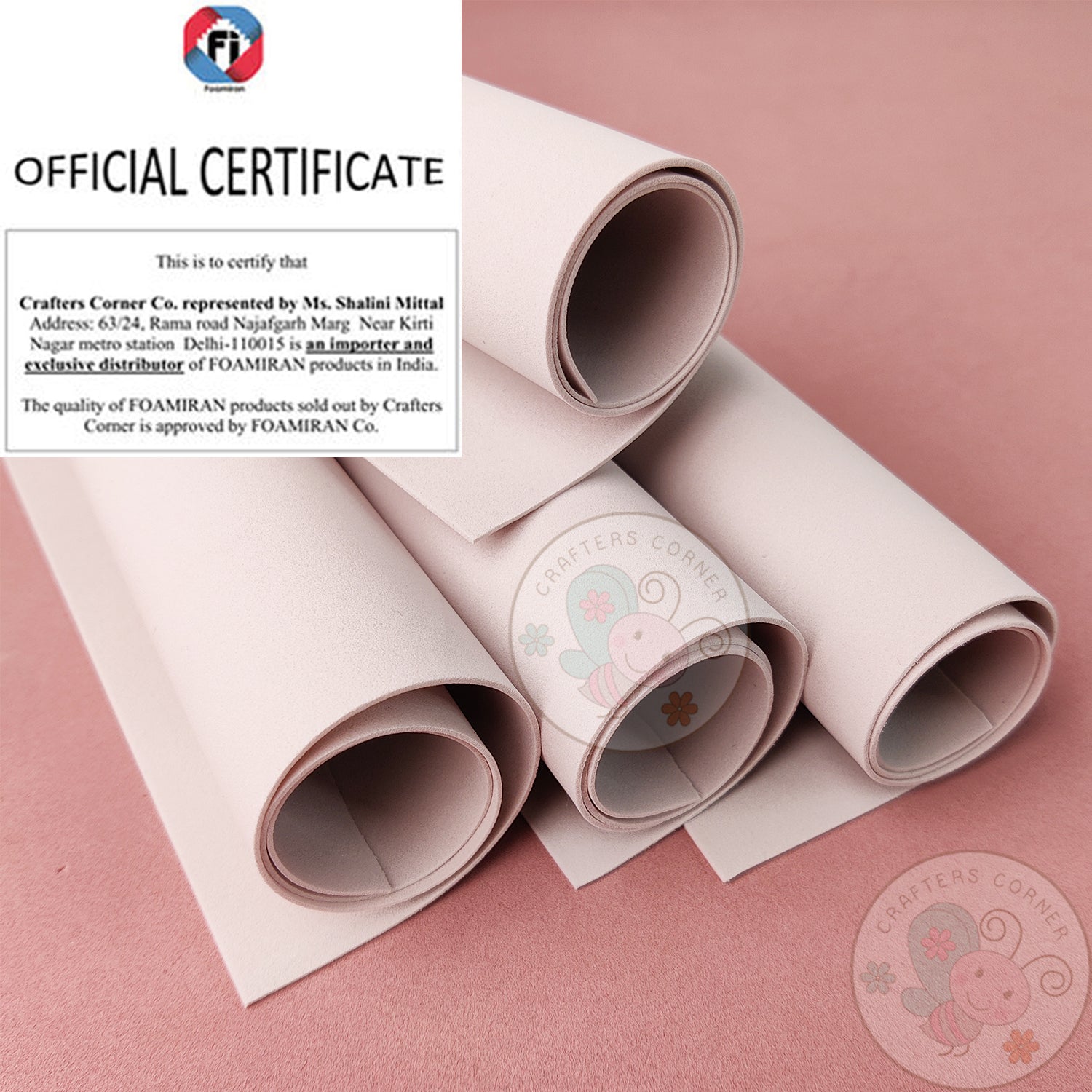 Foamiran Sheet - Light Latte (Special Color)