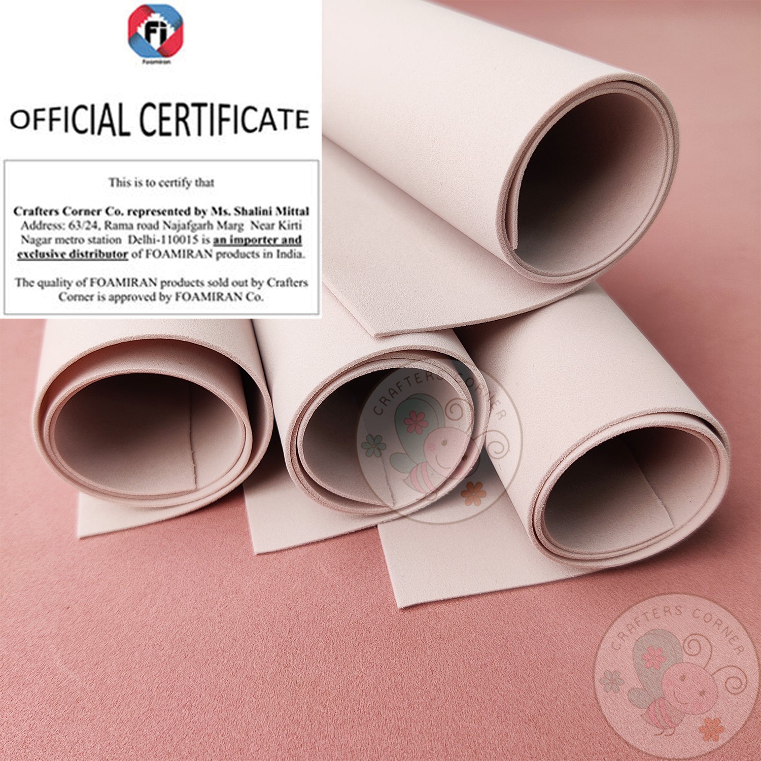 Foamiran Sheet - Light Latte (Special Color)