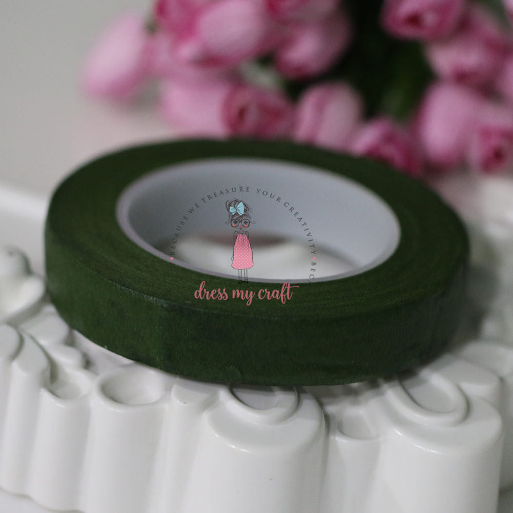Self Adhesive Floral Tape - Dark Green
