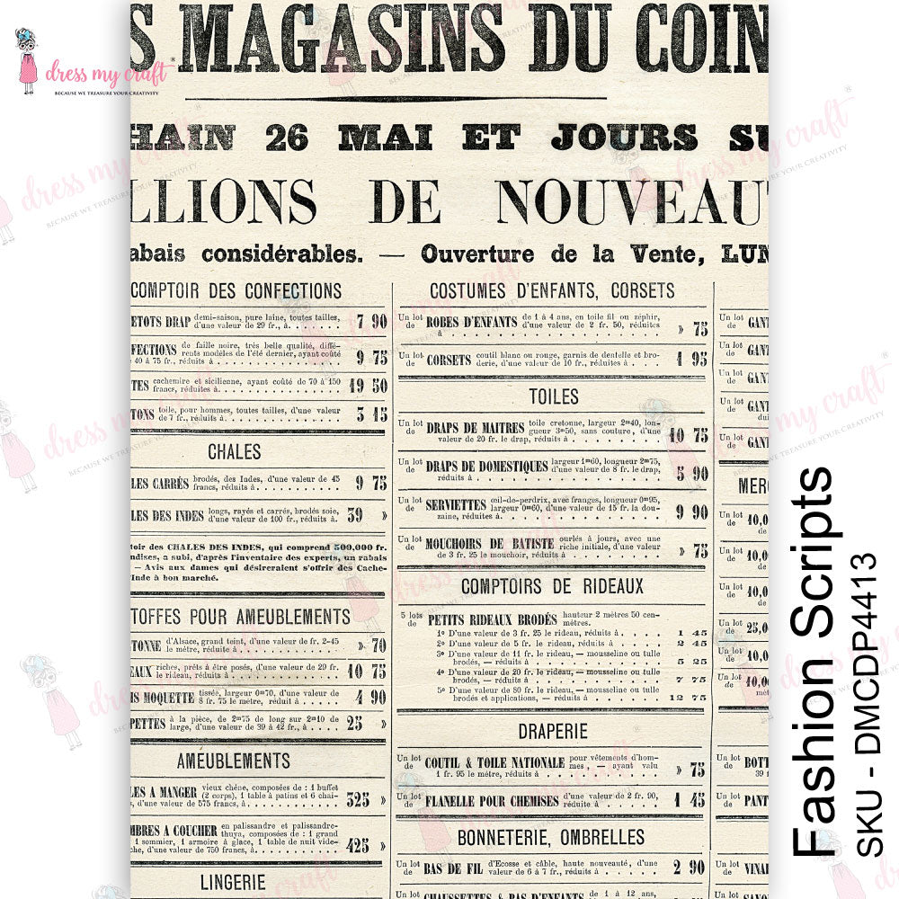 Fashion Scripts - Transfer Me