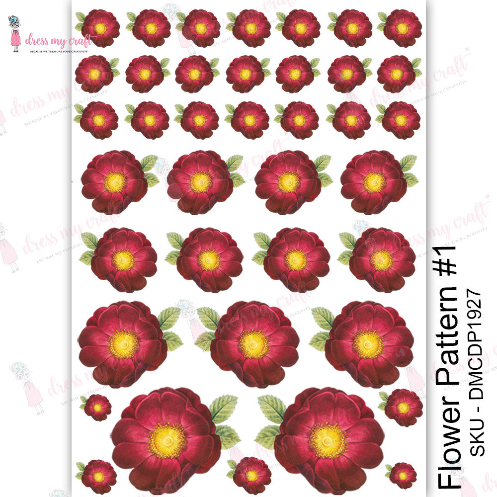 Flower Pattern #1 - Transfer Me
