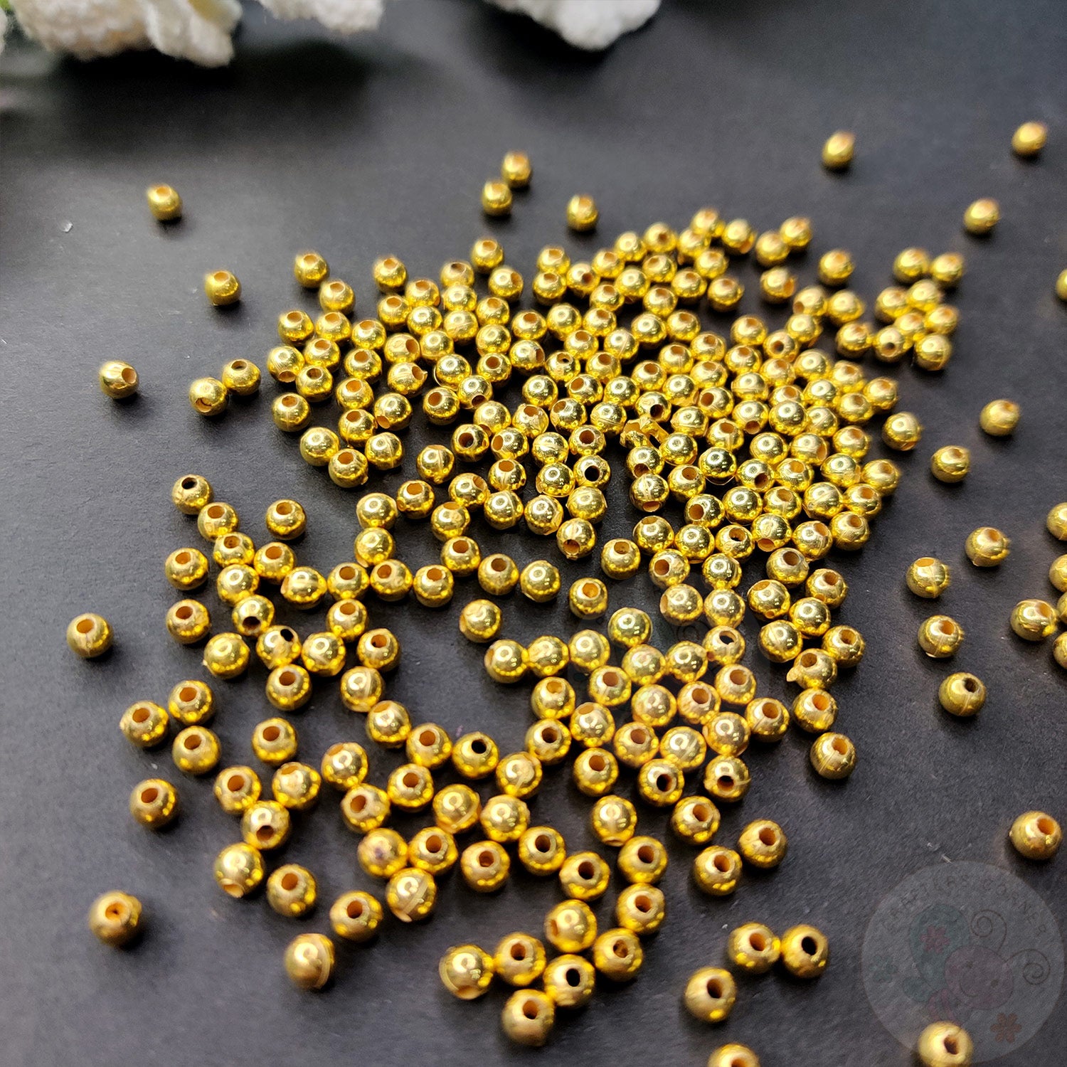 Golden Beads - 4 MM