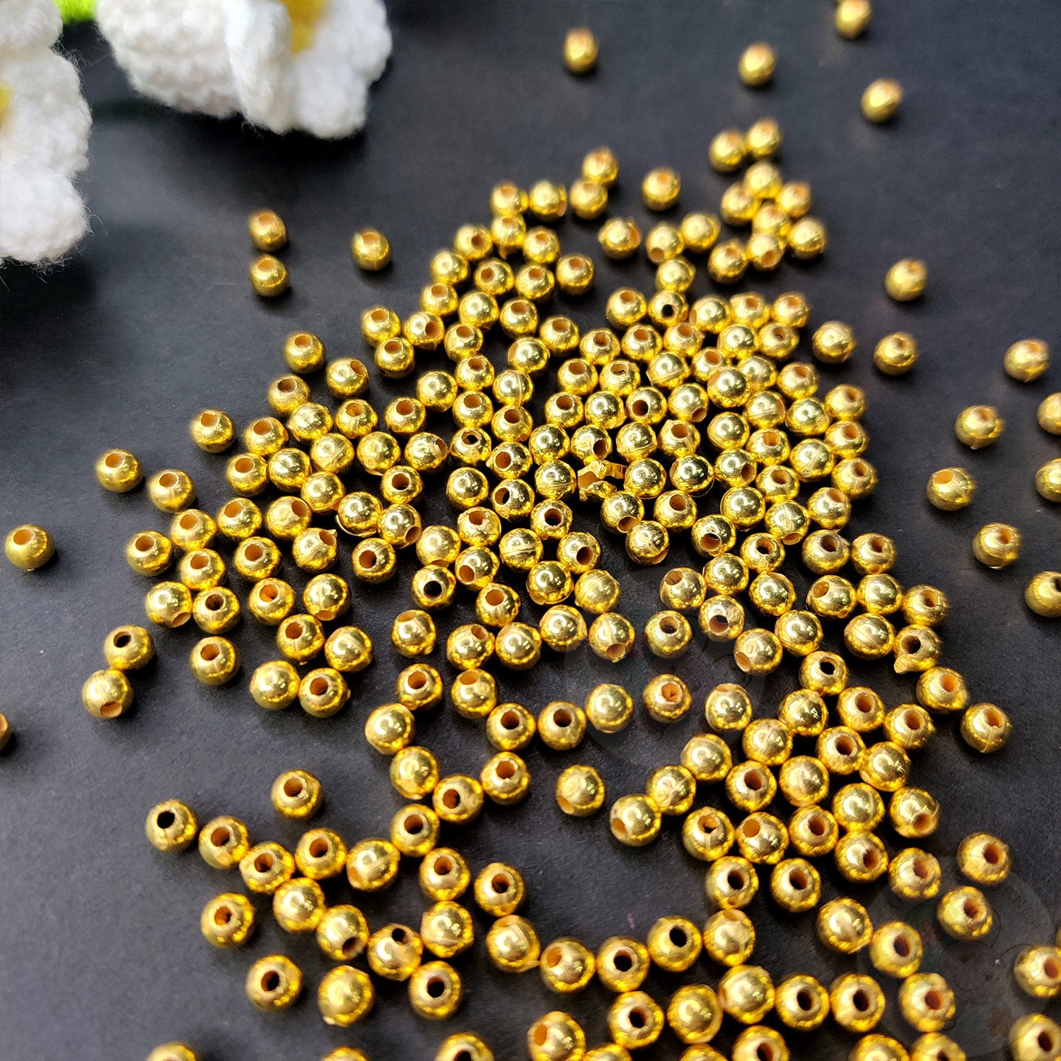 Golden Beads - 4 MM