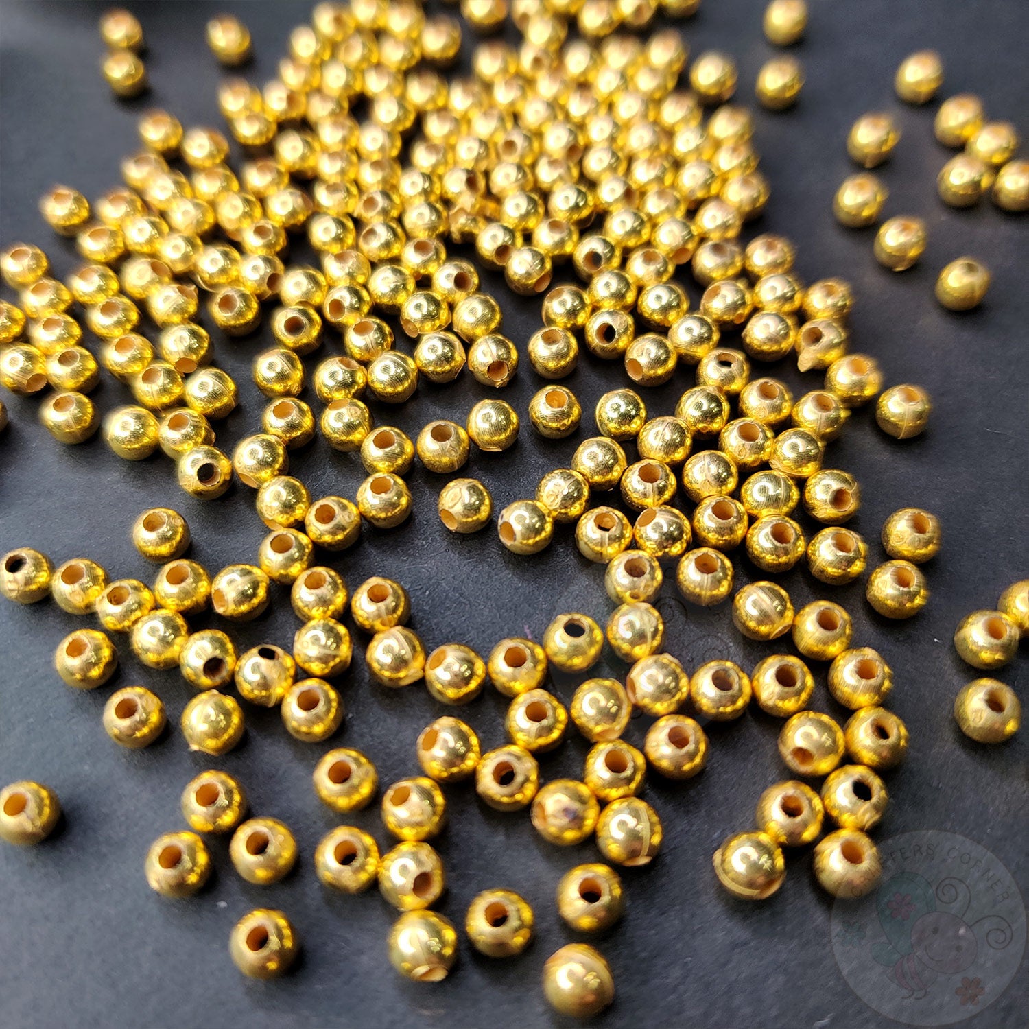 Golden Beads - 4 MM