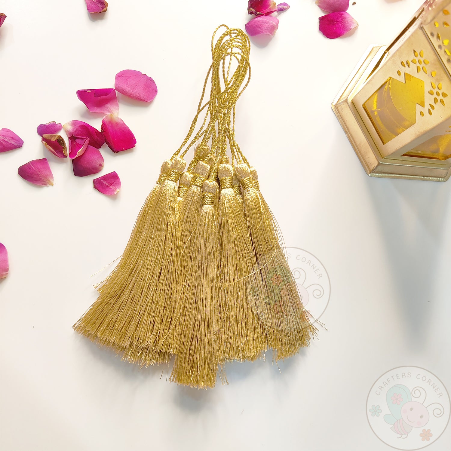 Golden - Silk Tassels (Large)