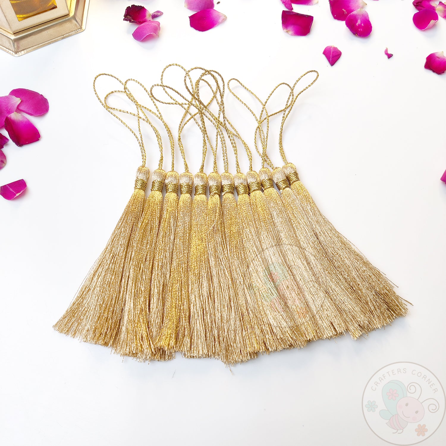 Golden - Silk Tassels (Large)
