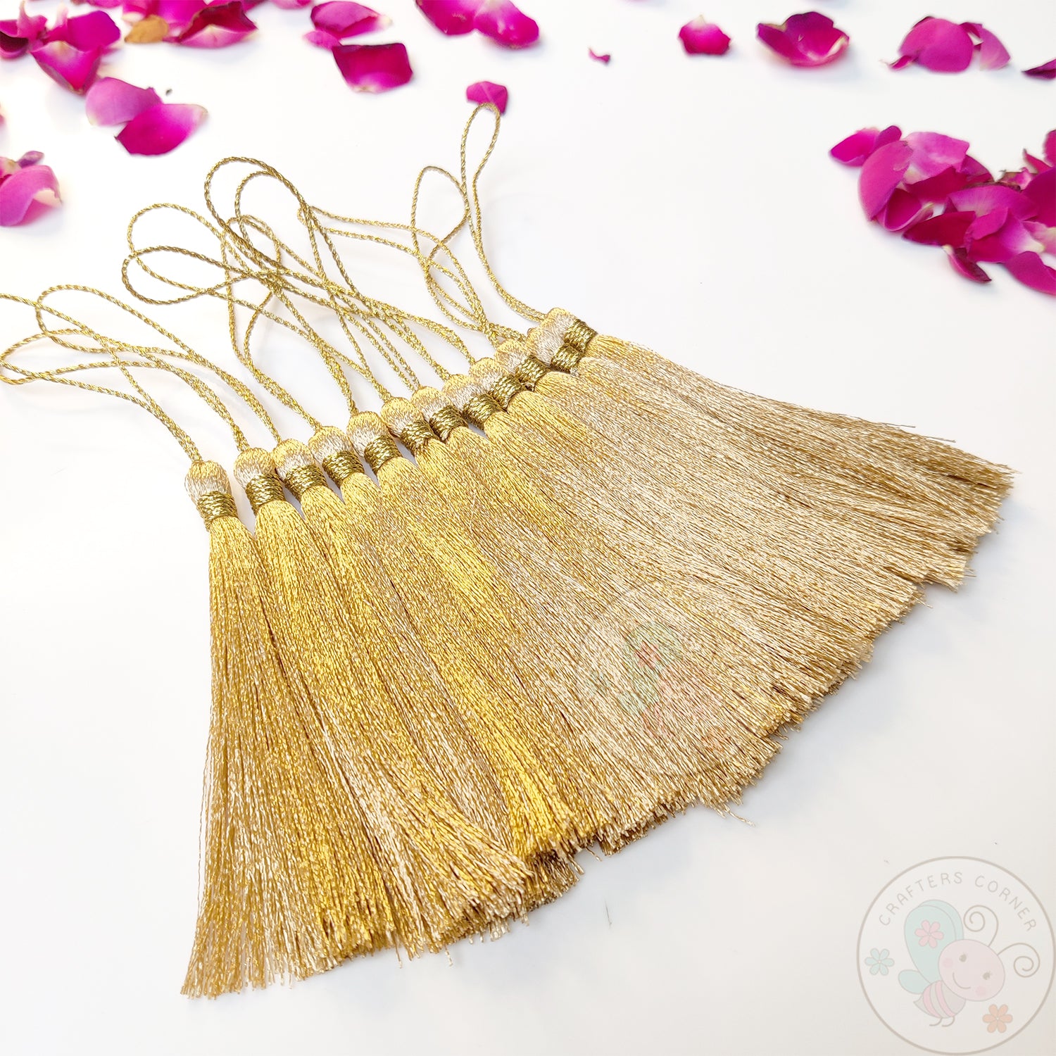 Golden - Silk Tassels (Large)