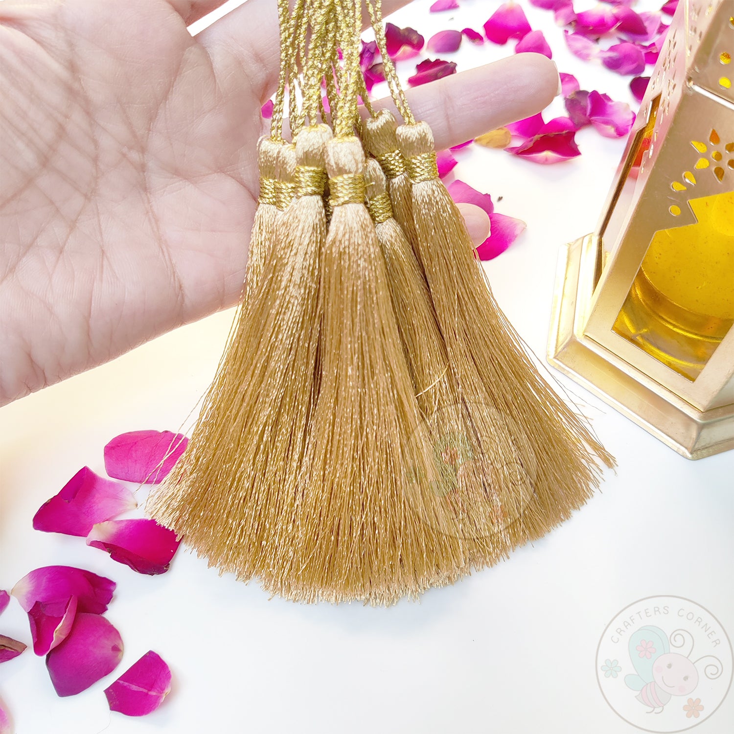 Golden - Silk Tassels (Large)