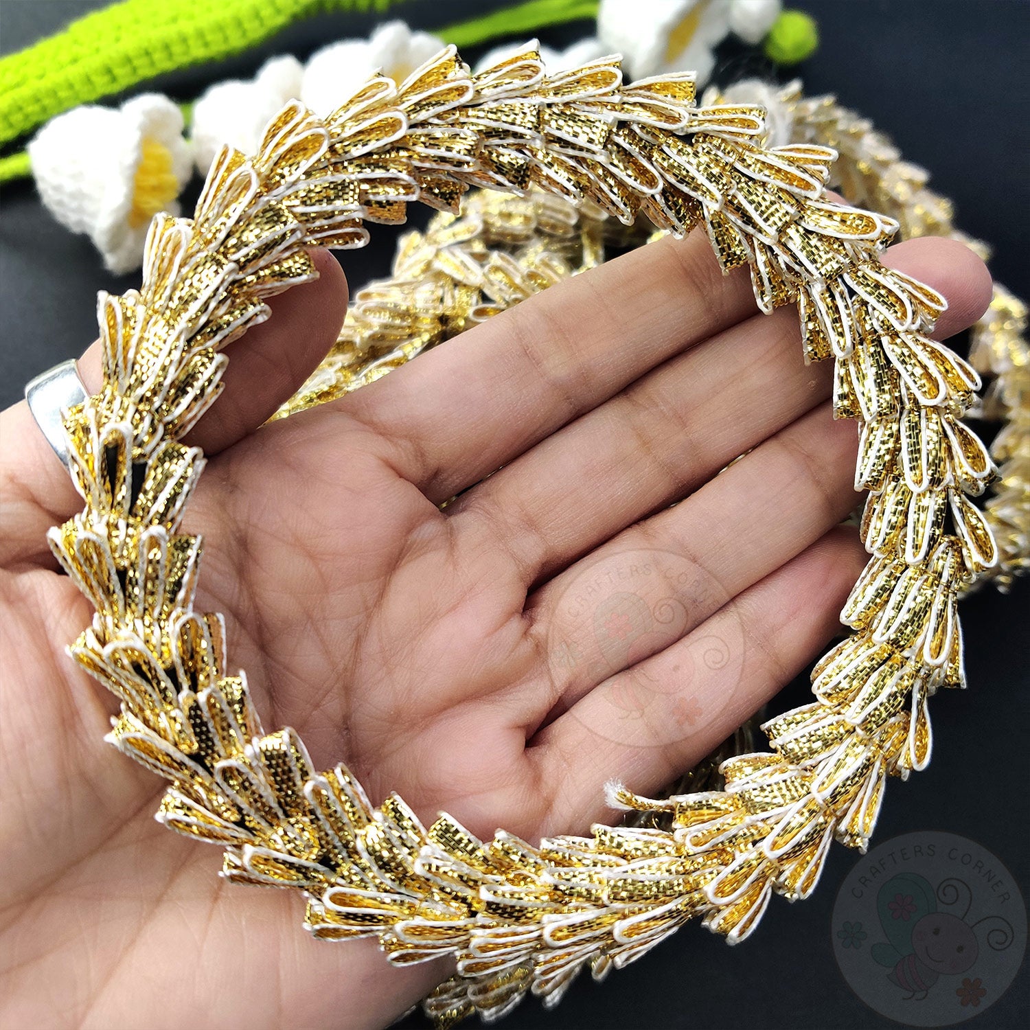 Golden Gota lace Ring