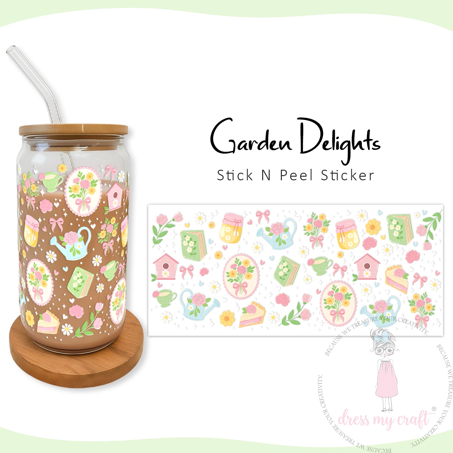Stick N Peel Stickers - Garden Delights