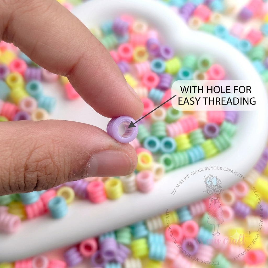 Multicolor Spiral Spacer Beads - 50 Gms