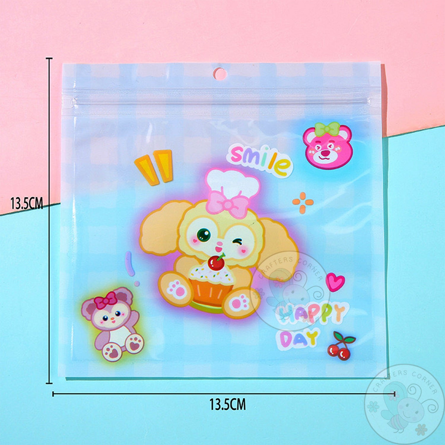 Happy Day - Zip Lock Storage Bags