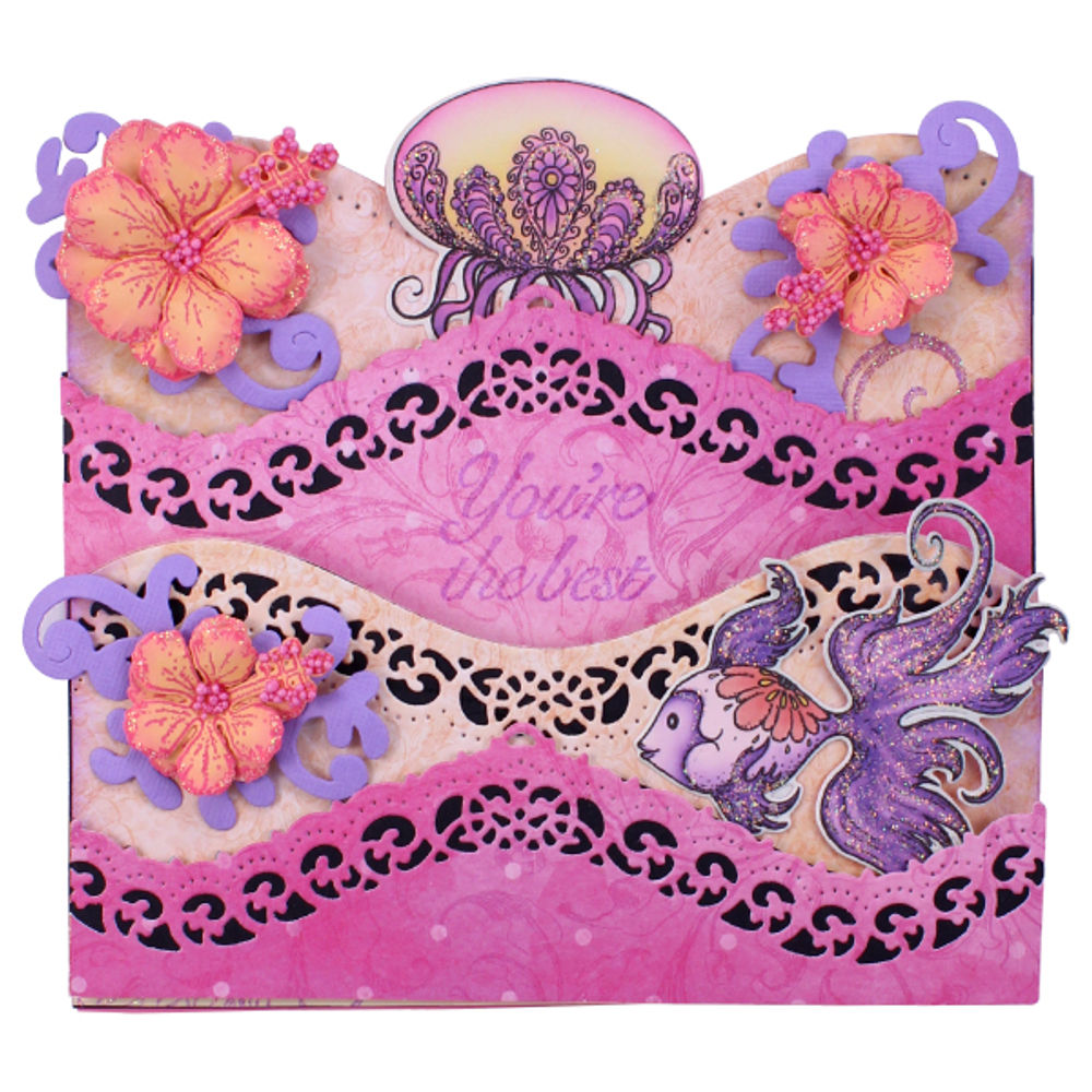 Black - Foldout Cards, 4 1/4" x 5 1/2"