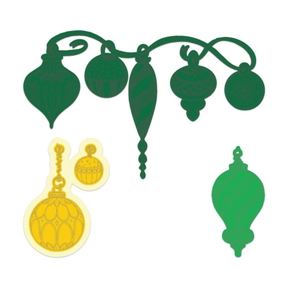 Sparkling Holiday Ornaments Die