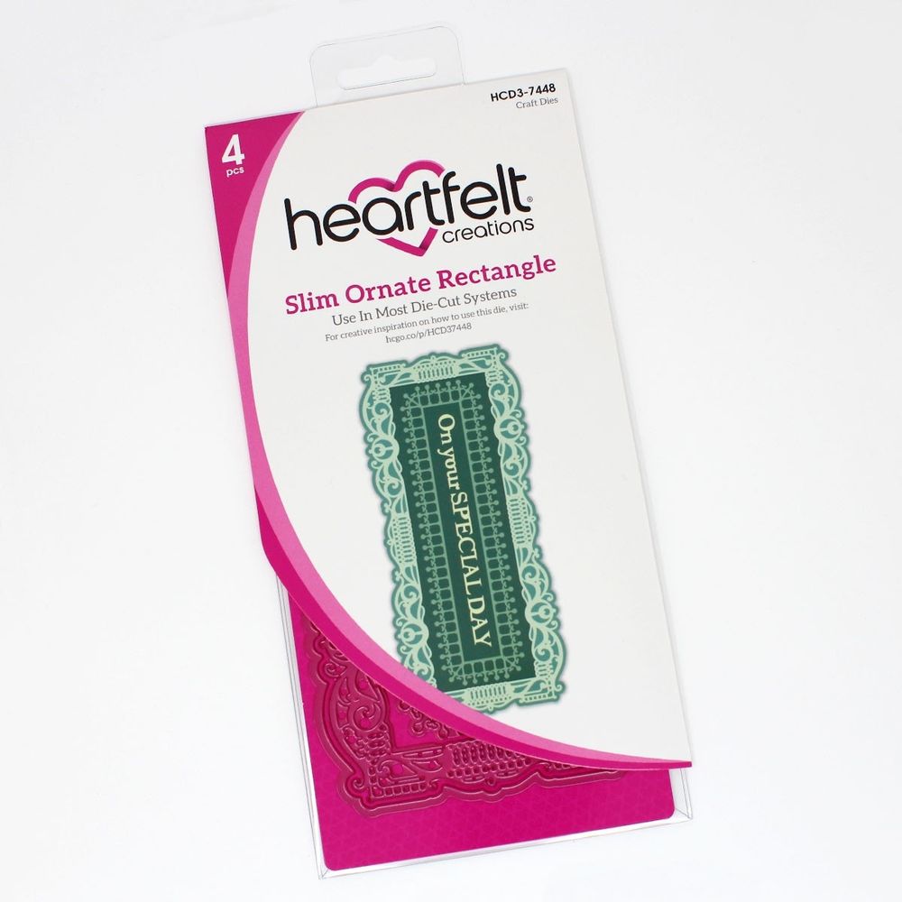Slim Ornate Rectangle Die