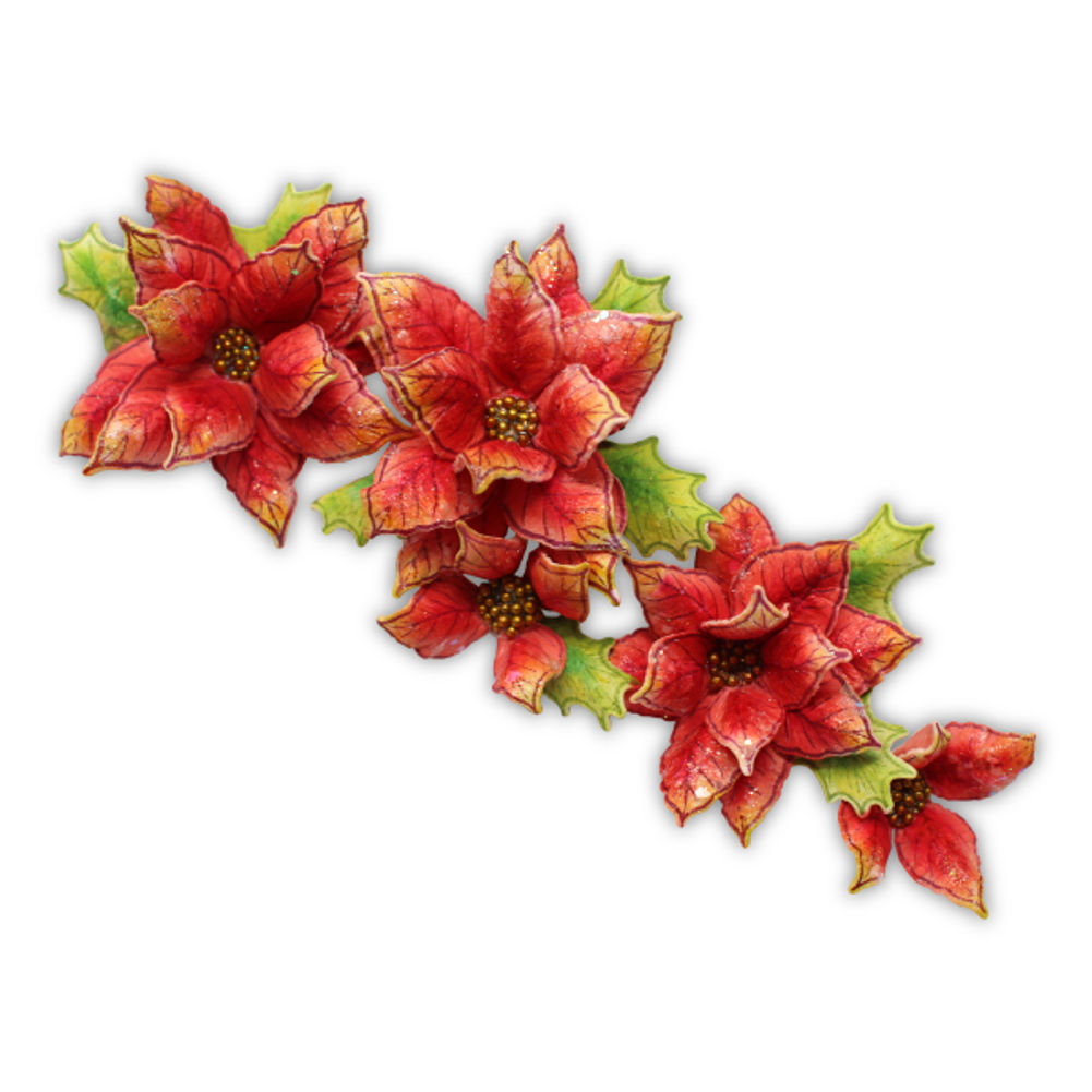 3D Christmas Poinsettia Shaping Mold